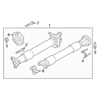 Ford OE - Rear Suspension - Drive Shaft (GT / GT Premium Standard Tr)