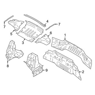Ford OE - Rear Body & Floor - Rear Body (Convertible)