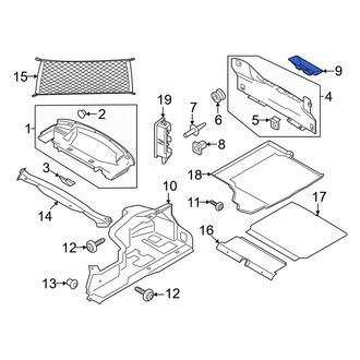 Ford OE - Rear Trunk Trim Panel Insert