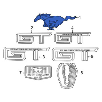 Ford OE - Rear Deck Lid Emblem