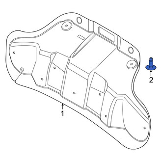 Ford OE - Deck Lid Trim Clip