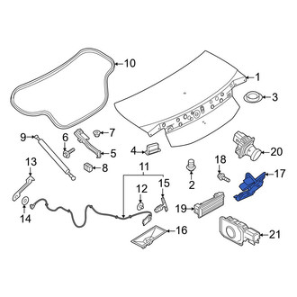 Ford OE - Rear Deck Lid Striker