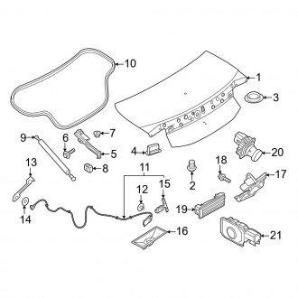 2025 Ford Mustang Trunk & Tailgate Seals | CARiD