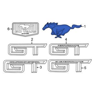 Ford OE - Rear Deck Lid Emblem