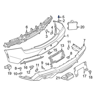 Ford OE - Bumper Cover Nut