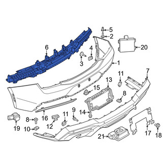 Ford OE - Rear Bumper Impact Absorber