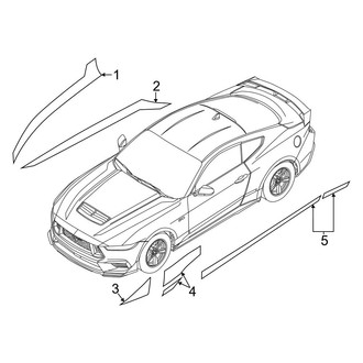 Ford OE - Stripe Tape (Type 1, Wheel & Stripe Package)