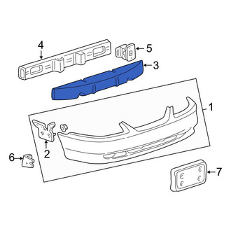 Ford OE - Front Bumper Impact Absorber