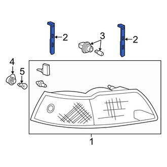 Ford OE - Headlight Fastener Clip