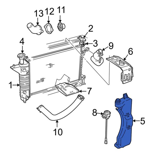 Engine Coolant Reservoir