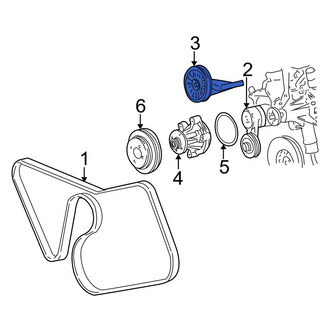 Ford OE - Accessory Drive Belt Idler Pulley