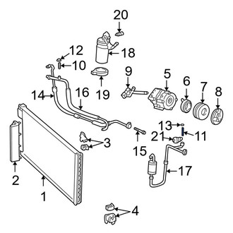 Ford OE - A/C Service Valve Core