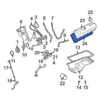 Ford OE - Left Engine Valve Cover Gasket