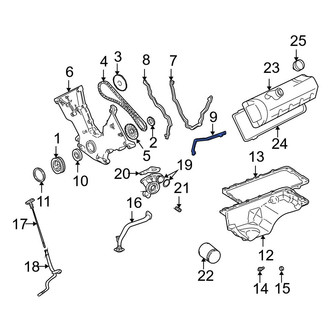 Ford OE - Right Engine Timing Cover Gasket