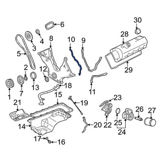Ford OE - Right Engine Timing Cover Gasket