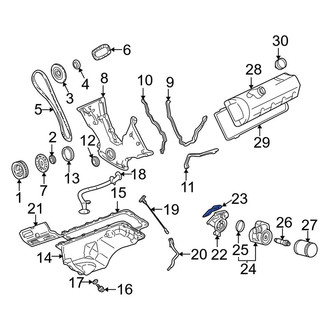 Ford OE - Engine Oil Filter Adapter Gasket