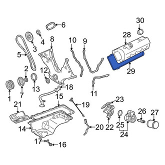Ford OE - Left Lower Engine Valve Cover Gasket