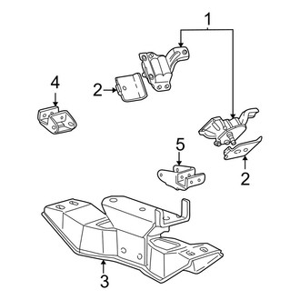 Ford OE - Engine & Transmission Mounting (4.6L)