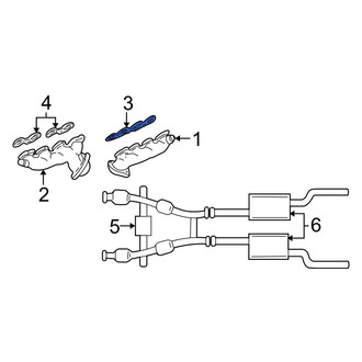 Ford OE - Right Exhaust Manifold Gasket