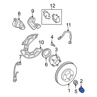 Ford OE - Rear Wheel Bearing Dust Cap