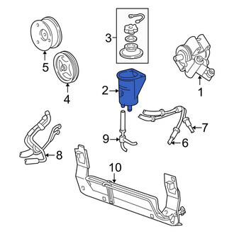 Ford OE - Power Steering Reservoir