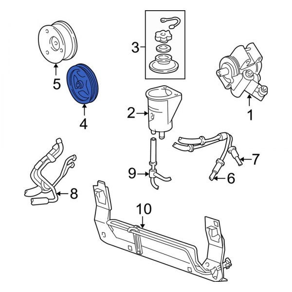 Power Steering Pump Pulley