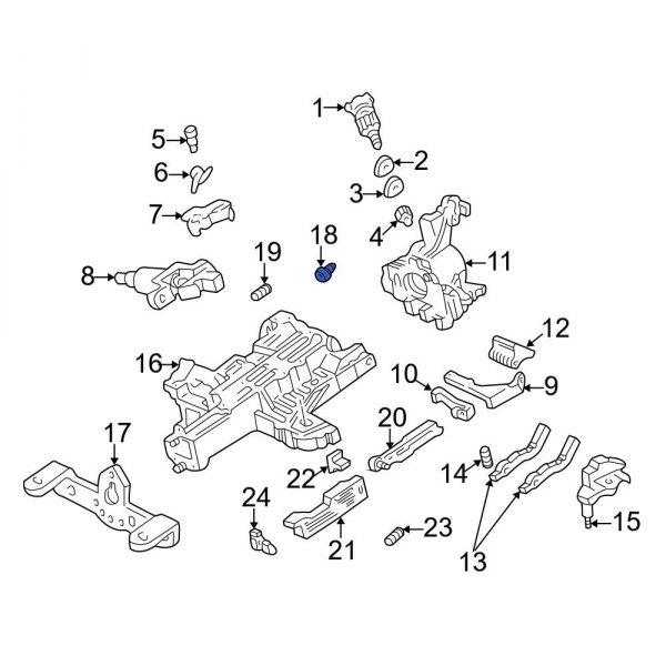 Steering Column Housing Insulator