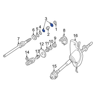 Ford OE - Steering Column Bearing Retaining Ring