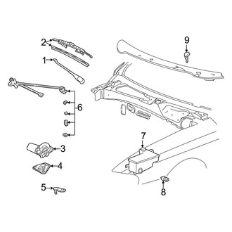 Ford OE - Windshield - Wiper & Washer Components