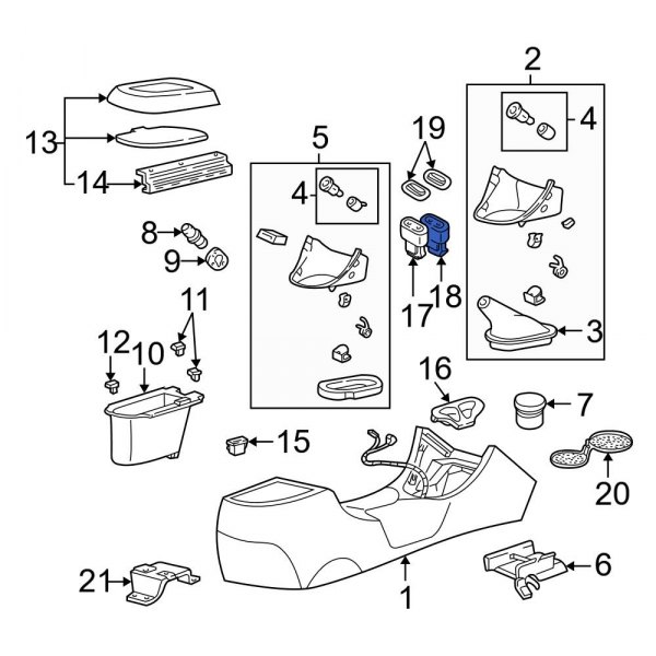 Ford OE F4ZZ15A214A Fog Light Switch