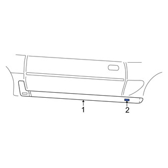 Ford OE - Rocker Panel Molding Clip