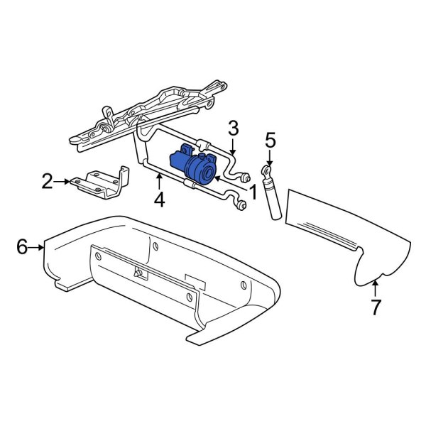 Convertible Top Motor