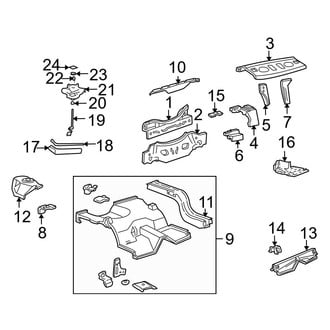 Ford OE - Rear Body & Floor - Rear Body (Base / GT Coupe)
