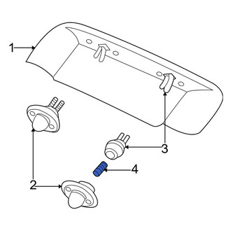 Ford OE - Rear License Plate Light Bulb