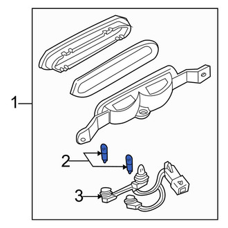 Ford OE - Rear Center High Mount Stop Light Bulb
