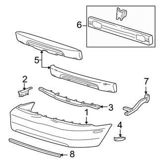 Ford OE - Rear Bumper - Bumper & Components