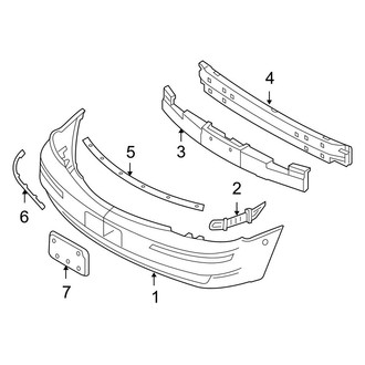 Ford OE - Front Bumper - Bumper & Components