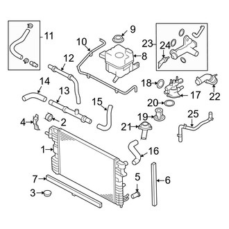 Ford OE - Cooling - Radiator & Components