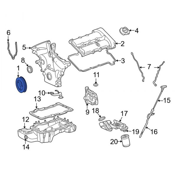 Engine Crankshaft Pulley