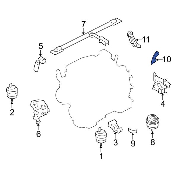 Engine Torque Strut