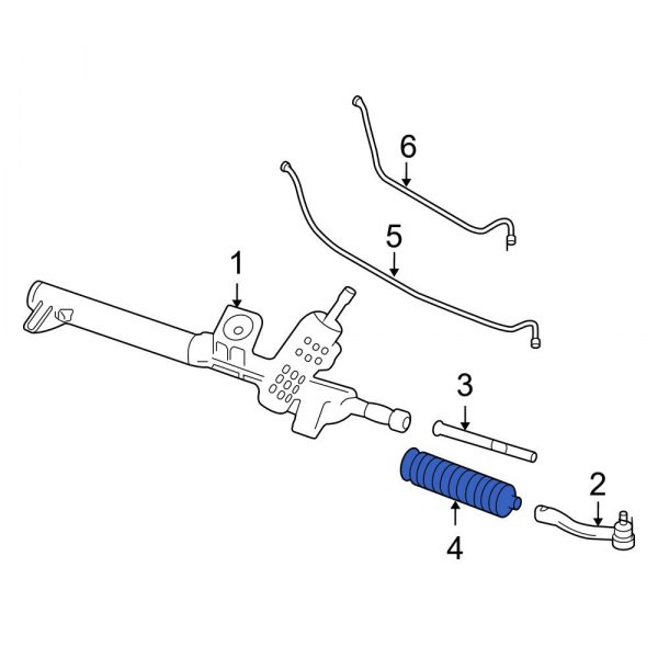 Rack and Pinion Bellows