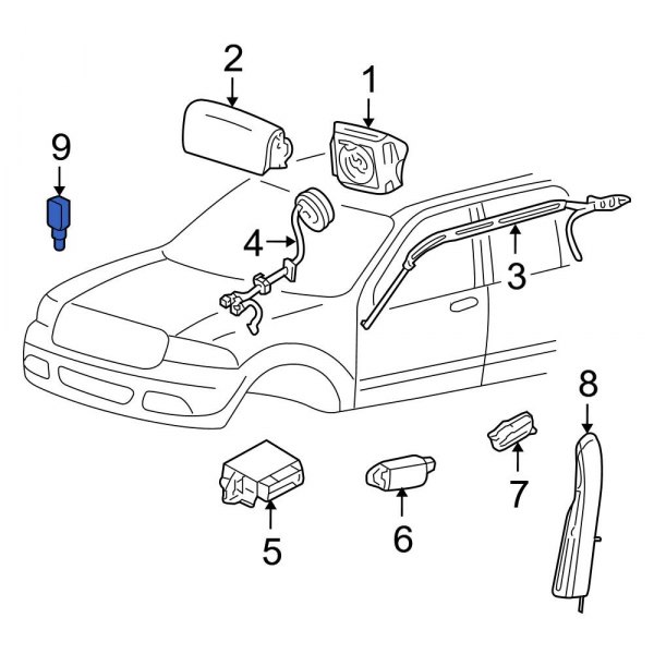 Air Bag Impact Sensor