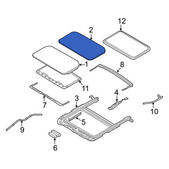 Ford OE - Sunroof Seal