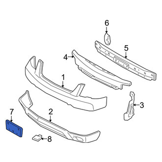 Ford OE - Front License Plate Bracket
