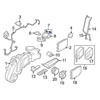Ford OE - Left A/C Expansion Valve O-Ring
