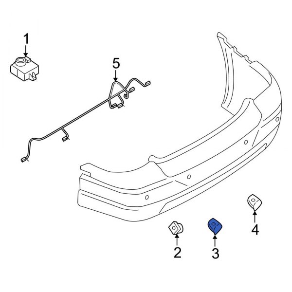 Parking Aid Sensor Housing