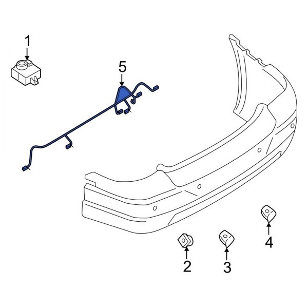 Parking Aid System Wiring Harness