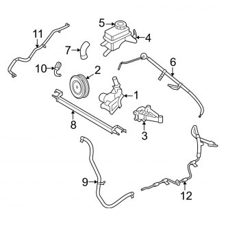 2005 Ford Freestyle Power Steering Lines & Hoses — CARiD.com