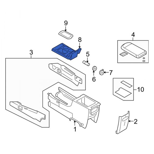 Console Trim Panel