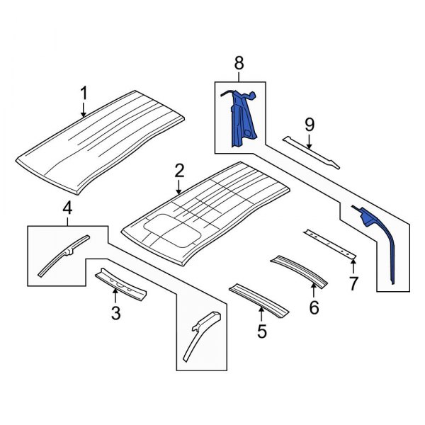 Body D-Pillar Reinforcement